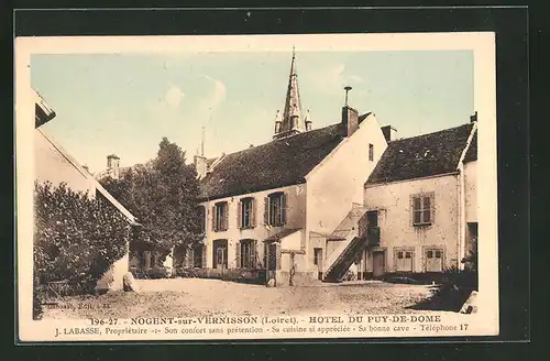 AK Nogent-sur-Vernisson, Hotel du Puy-de-Dome