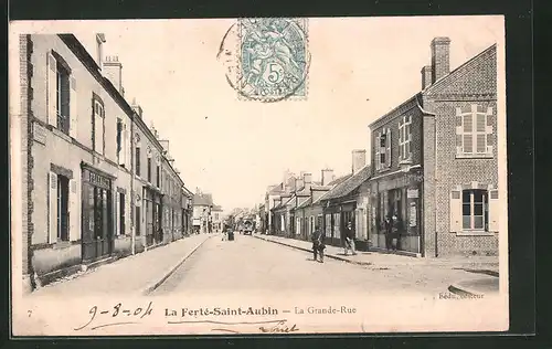 AK La Ferté-Saint-Aubin, La Grande-Rue