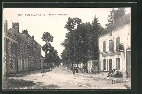 AK Puiseaux, Route de Beaumont