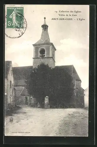 AK Arcy-sur-Cure, L`Église