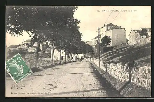 AK Fay-le-Froid, Avenue du Puy