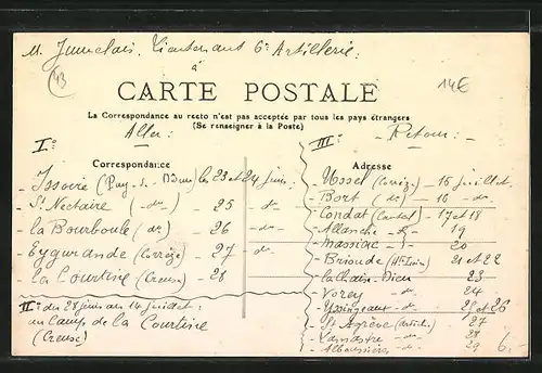 AK La Chaise-Dieu, Avenue de la Gare