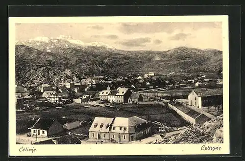 AK Cetinje / Cettigne, Ortsansicht