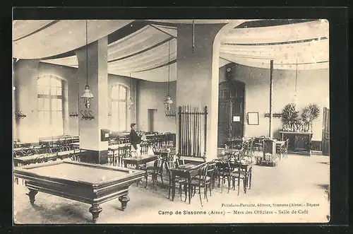 AK Camp de Sissonne, Mess des Officiers, Salle de Café