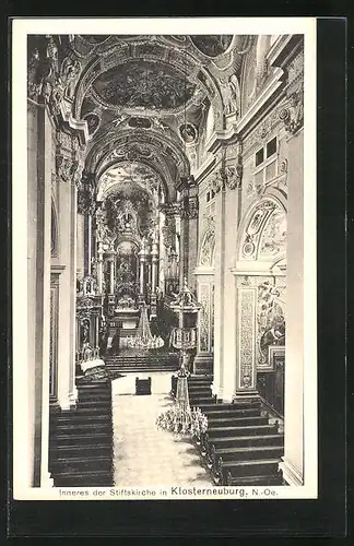 AK Klosterneuburg, Inneres der Stiftskirche