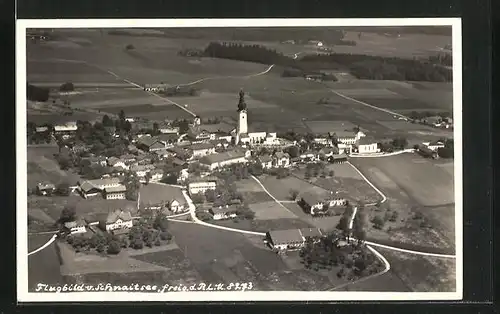 AK Schnaitsee, Fliegeraufnahme der Ortschaft