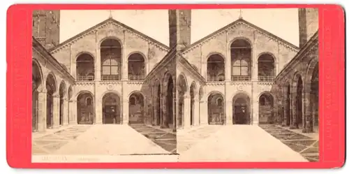 Fotografie Giacomo Brogi, Firenze, Ansicht Milano, S. Ambrogio