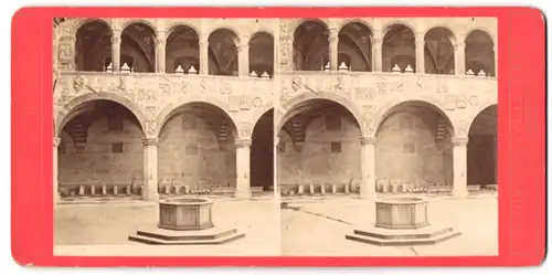 Fotografie Giacomo Brogi, Firenze, Ansicht Florenz, Palazzo del Bargello