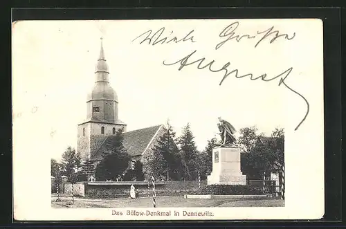 AK Dennewitz, Das Bülow-Denkmal
