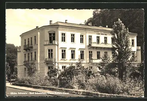 AK Bad Schandau / Sächs. Schweiz, Clara-Zetkin-Haus