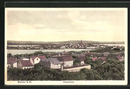 AK Werder a. H., Panorama