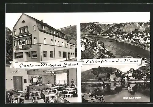 AK Niederfell a. d. Mosel, Gasthaus-Metzgerei Schunk