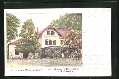 AK Weidlingbach, Jos. Schleinzer`s Restaurant zur Schiessstätte