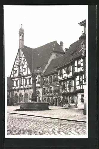 AK Forchheim, Rathaus und Brunnen