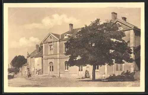 AK St-Marcel-les-Chalon, Mairie et Ecole de Garcons