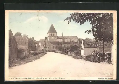 AK Saint-Loup-de-la-Salle, Route de Beaune