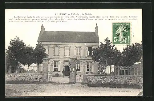 AK Villeroy, L`École et la Mairie