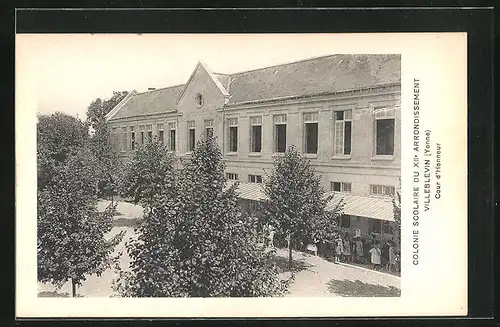 AK Villeblevin, Colonie Scolaire du XIIe Arrondissement, Cour d`Honneur