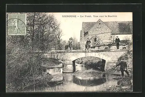 AK Venouse, Le Pont, Vue sur le Buchin