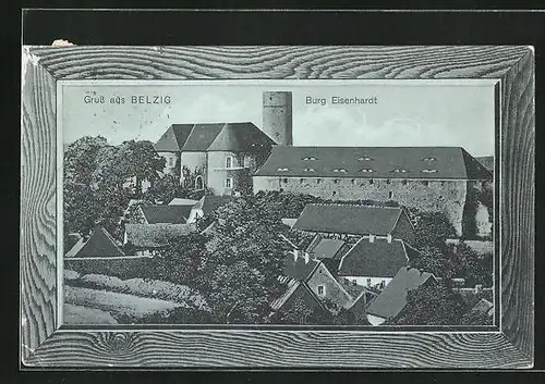 AK Belzig, Gesamtansicht der Burg Eisenhardt