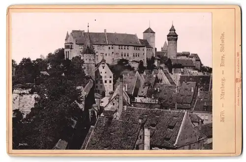 Fotografie Ernst Roepke, Wiesbaden, Ansicht Nürnberg, Blick auf die Burg Südseite