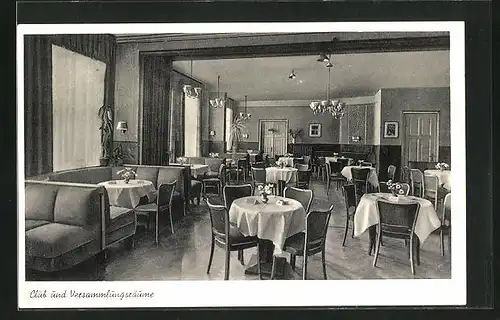 AK Heide / Holst., Stadttheater-Restaurant, Club und Versammlungsräume