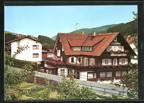 AK Baiersbronn / Schwarzwald, Hotel-Gasthof Rosengarten