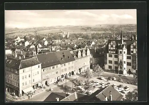 AK Saalfeld / Saale, Teilansicht