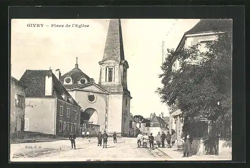 AK Givry, Place de l`Eglise