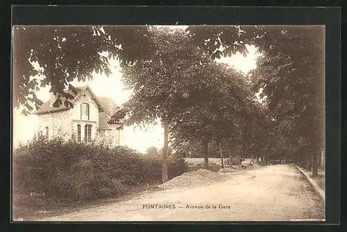 AK Fontaines, Avenue de la Gare