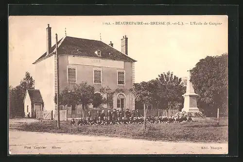 AK Beaurepaire-en-Bresse, L`Ecole de Garcons