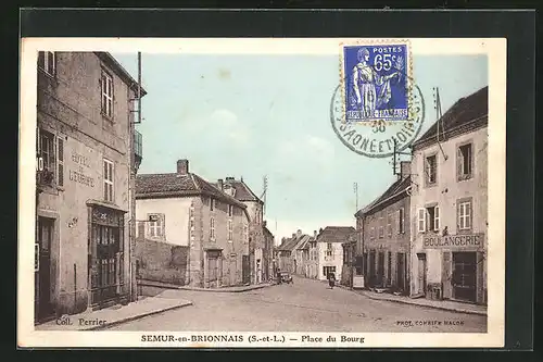 AK Semur-en-Brionnais, Place du Bourg