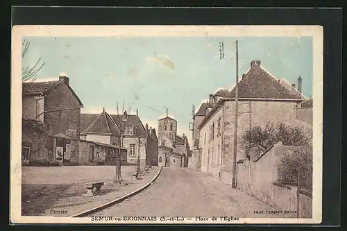 AK Semur-en-Brionnais, Place de l`Eglise