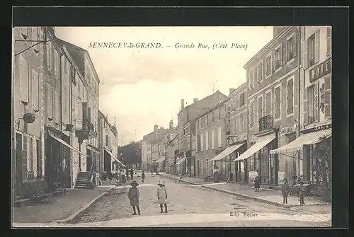 AK Sennecey-le-Grand, Grande Rue
