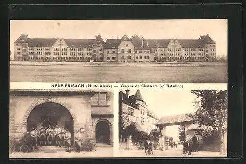 AK Neuf-Brisach, Caserne de Chasseurs 4e Bataillon
