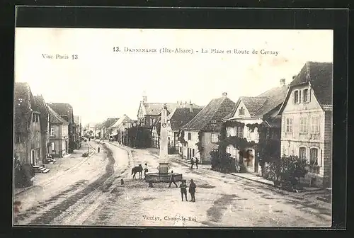 AK Dannemarie, La Place et Route de Cernay