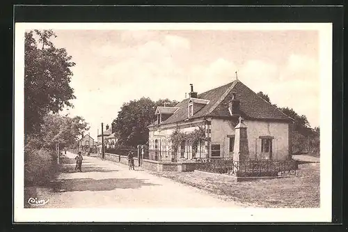 AK Ronchères, La Mairie et l`Ecole