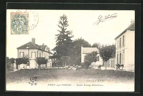 AK Pont-sur-Yonne, Asile Lamy-Delettrex