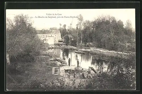 AK Foissy-lès-Vézelay, Vallée de la Cure, Le Moulin de Seigland