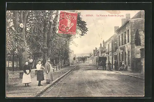 AK Senan, La Place et Route de Joigny