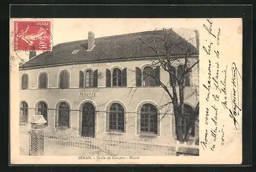 AK Senan, Ecole de Garcons, Mairie