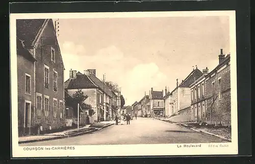 AK Courson-les-Carrières, Le Boulevard