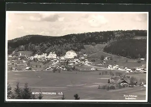 AK Friedburg, Ortsansicht mit Wohnhäusern