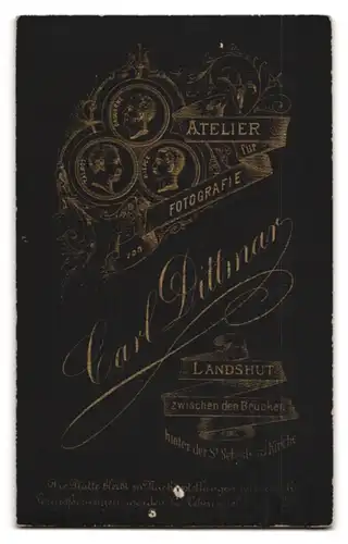Fotografie Carl Dittmar, Landshut, Knabe in Sonntagskleidung