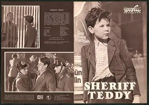 Filmprogramm PFP Nr. 114 /57, Sheriff Teddy, Günther Simon, Erich Franz, Regie: Heiner Carow