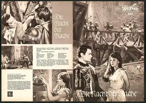 Filmprogramm PFP Nr. 9 /63, Die Nacht der Rache, Sergio Fantoni, Agnes Laurent, Regie: Gion Maria Scotese