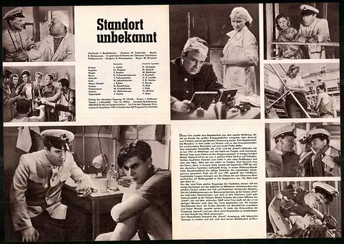 Filmprogramm PFP Nr. 65 /58, Standort unbekannt, L. Gallis, O. Shakow, Regie: M. Winjarski