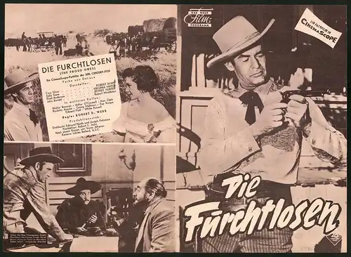 Filmprogramm DNF, Die Furchtlosen, Robert Ryan, Viginia Mayo, Regie: Robert D. Webb