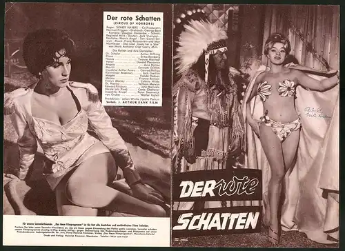 Filmprogramm DNF, Der rote Schatten, Anton Diffring, Erika Remberg, Regie: Sidney Hayers