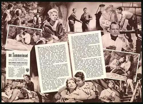 Filmprogramm IFB Nr. 5413, Die Sommerinsel, Richard Egan, Dorothy McGuire, Regie: Delmer Daves